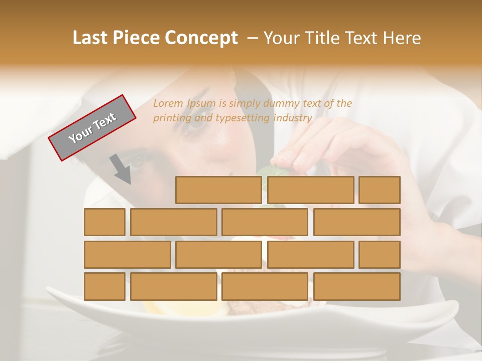 Decoration White Closeup PowerPoint Template