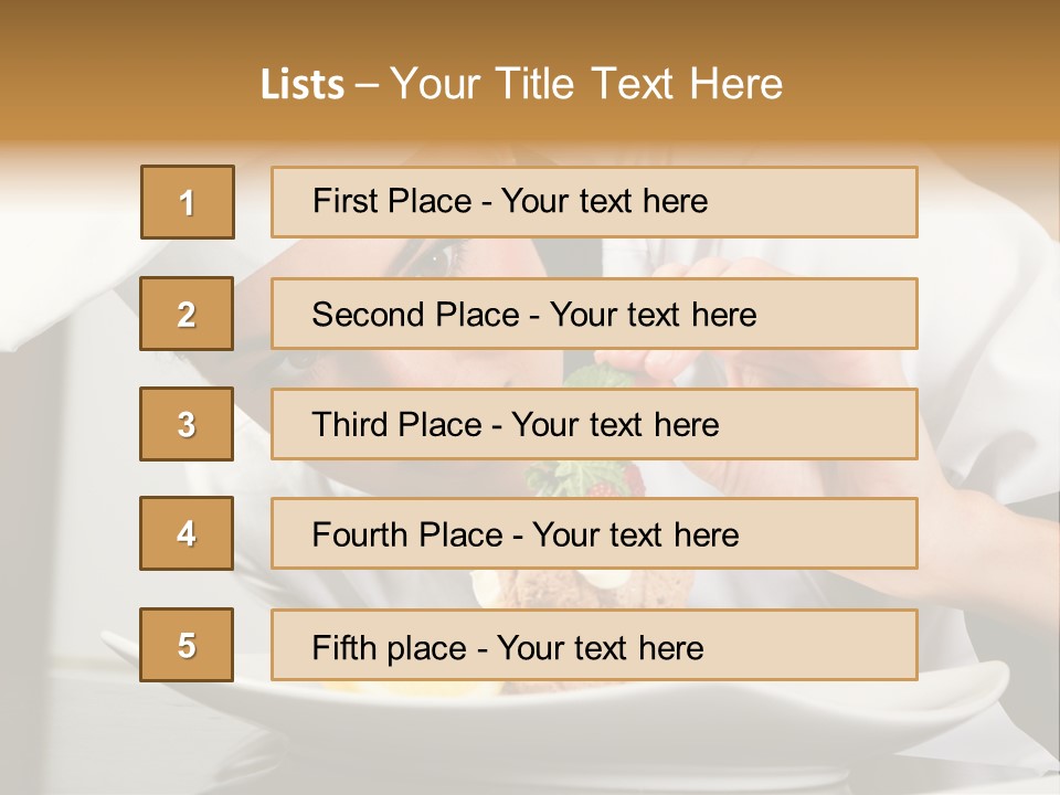 Decoration White Closeup PowerPoint Template
