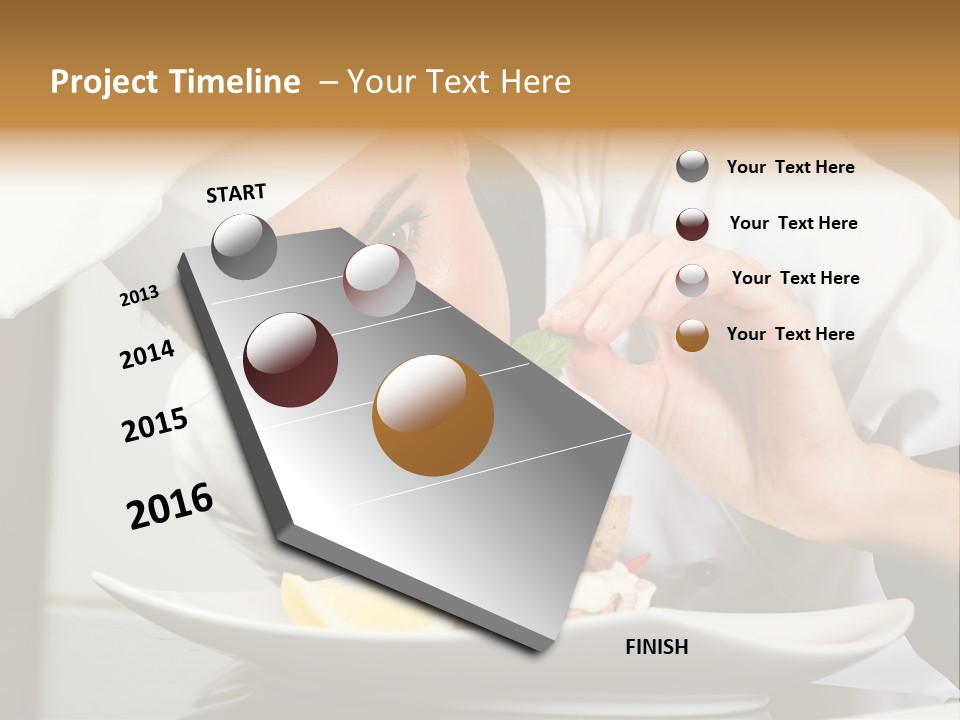 Decoration White Closeup PowerPoint Template