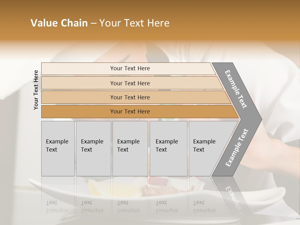 Decoration White Closeup PowerPoint Template