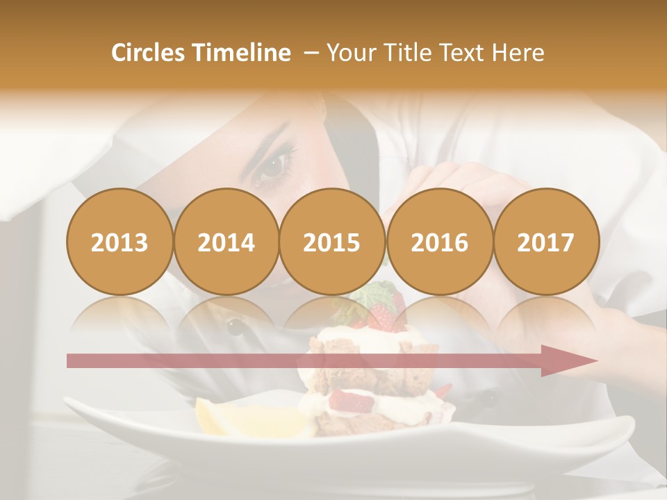 Decoration White Closeup PowerPoint Template