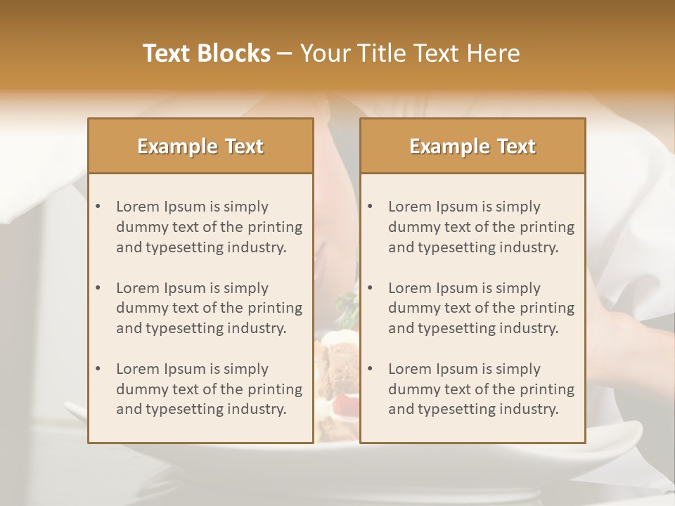 Decoration White Closeup PowerPoint Template