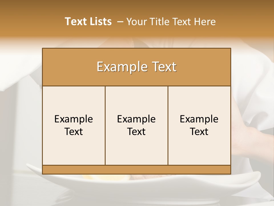 Decoration White Closeup PowerPoint Template