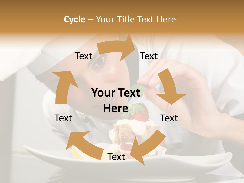 Decoration White Closeup PowerPoint Template