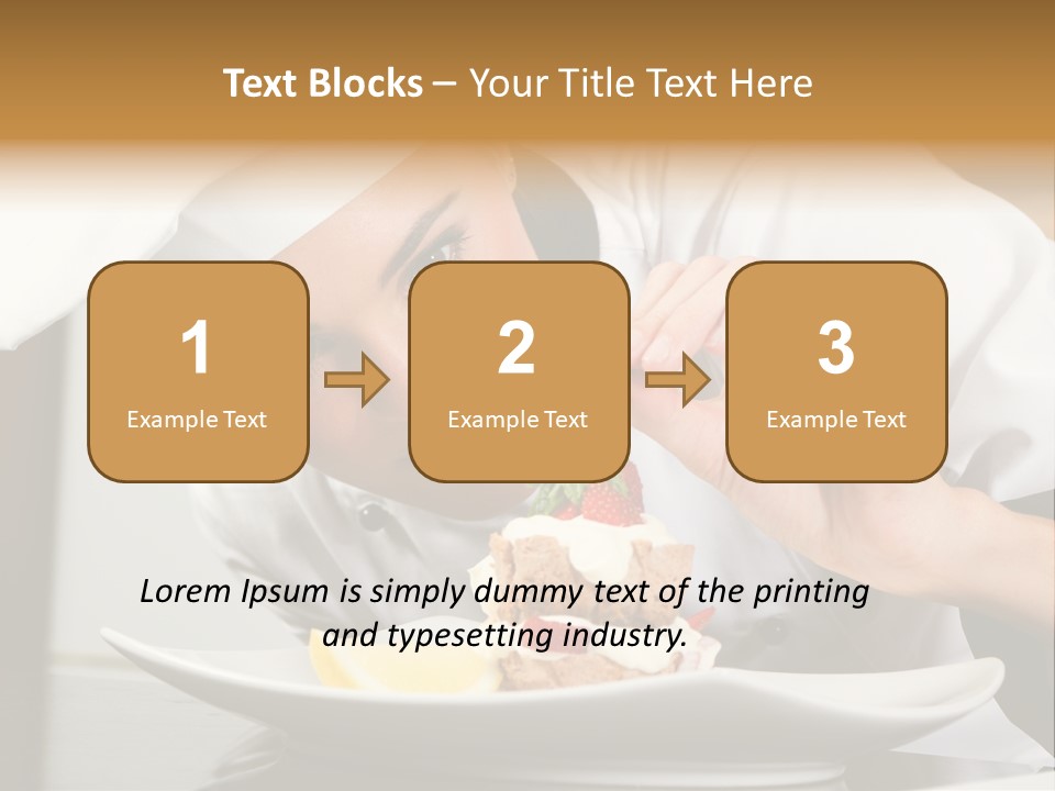 Decoration White Closeup PowerPoint Template