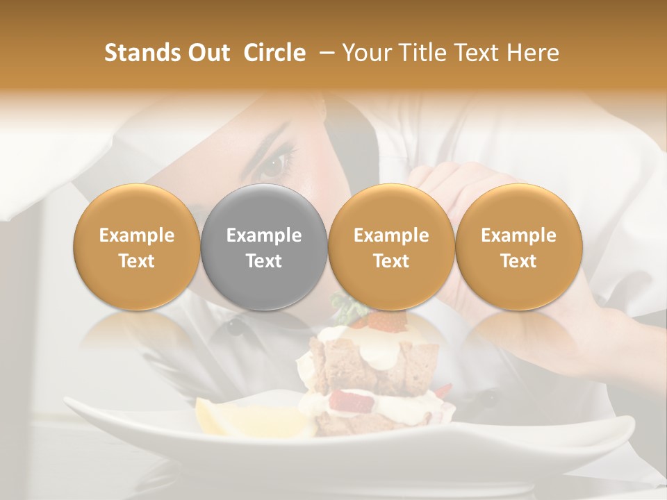 Decoration White Closeup PowerPoint Template