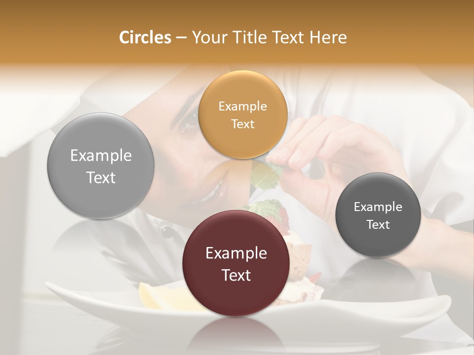 Decoration White Closeup PowerPoint Template