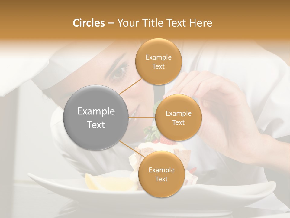 Decoration White Closeup PowerPoint Template