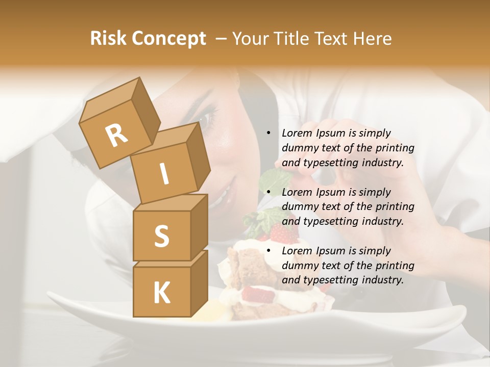 Decoration White Closeup PowerPoint Template