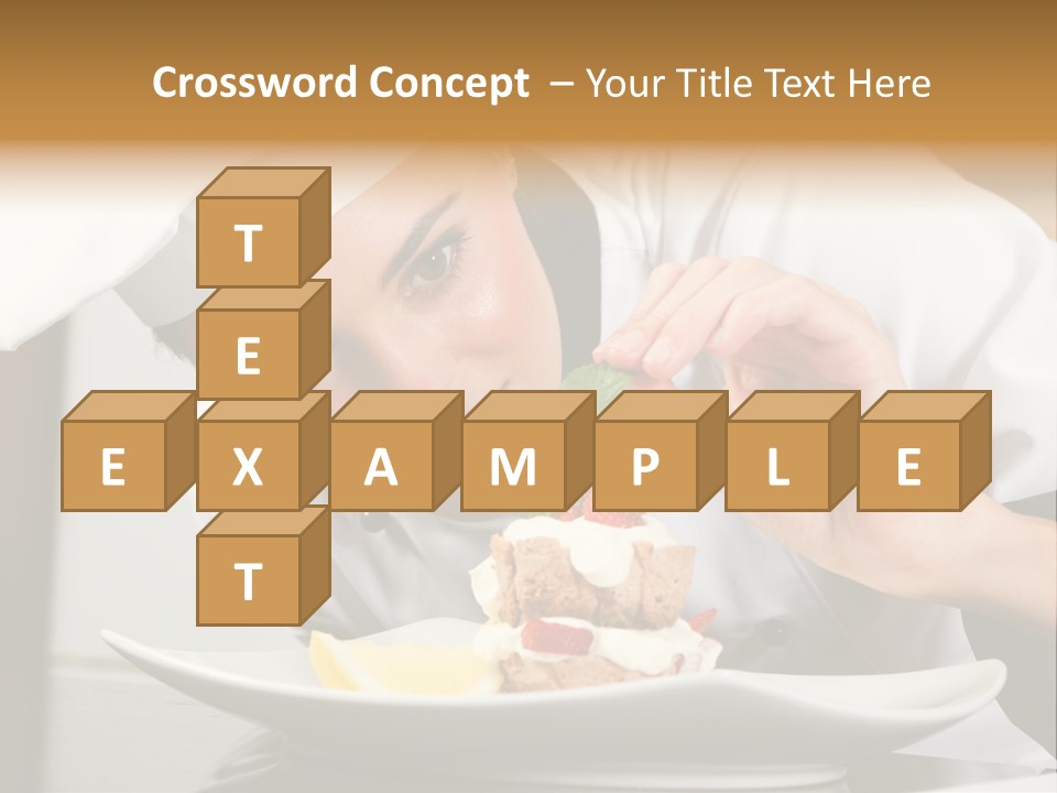 Decoration White Closeup PowerPoint Template