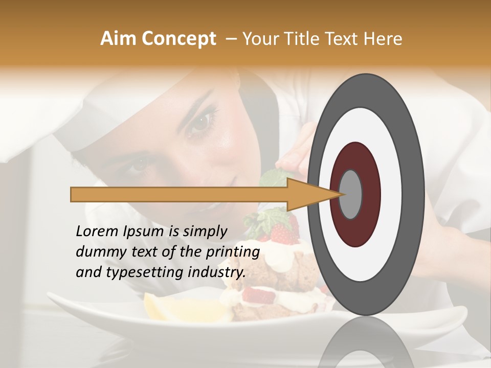 Decoration White Closeup PowerPoint Template