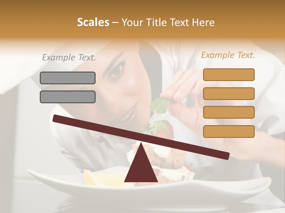 Decoration White Closeup PowerPoint Template