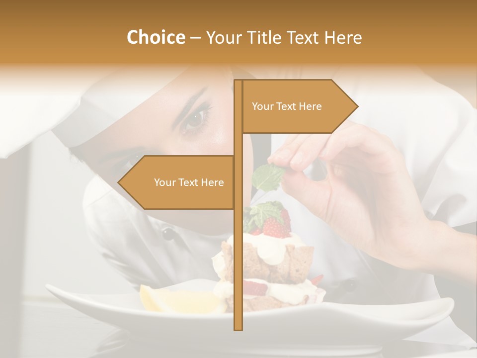 Decoration White Closeup PowerPoint Template