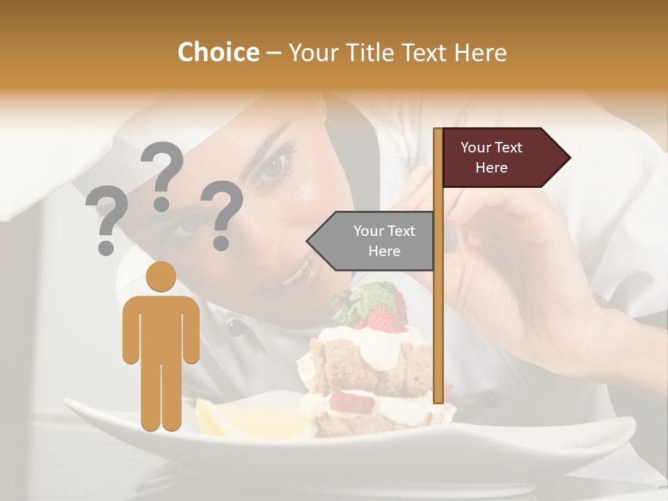 Decoration White Closeup PowerPoint Template