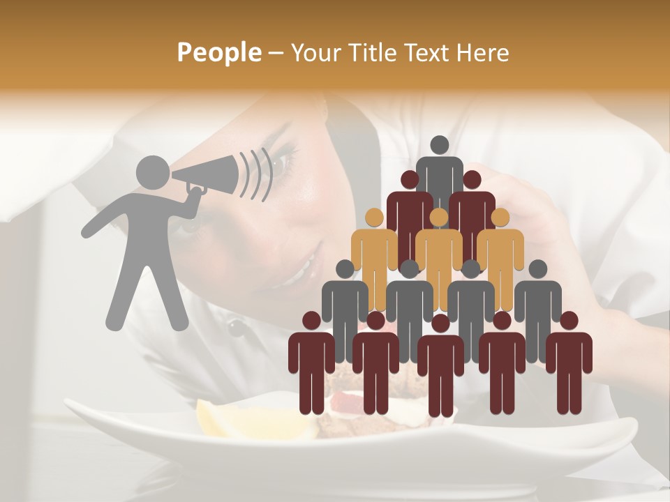 Decoration White Closeup PowerPoint Template