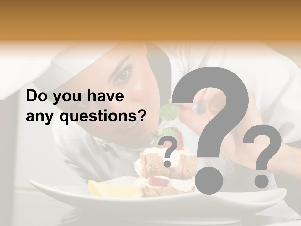 Decoration White Closeup PowerPoint Template