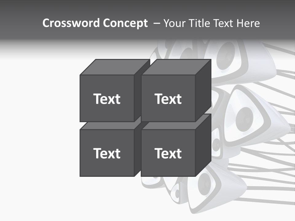 Wire White Contrast PowerPoint Template