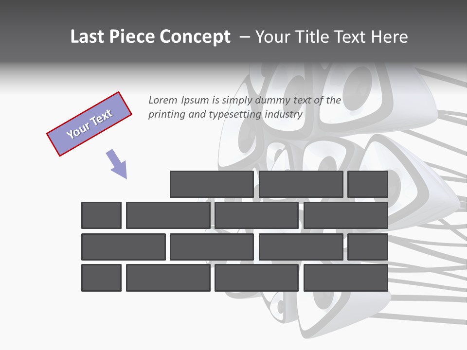 Wire White Contrast PowerPoint Template