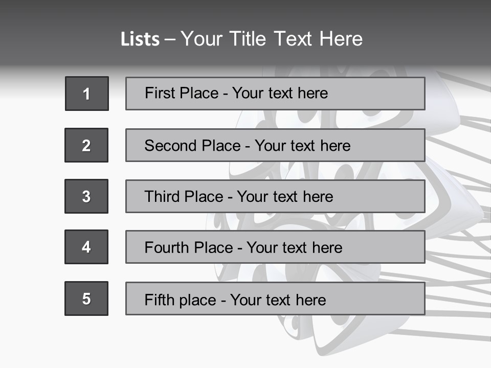 Wire White Contrast PowerPoint Template