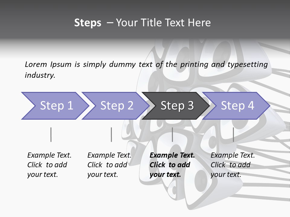 Wire White Contrast PowerPoint Template