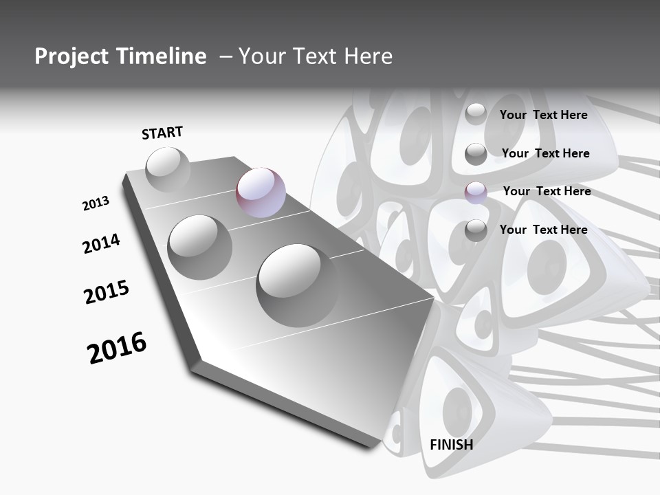 Wire White Contrast PowerPoint Template