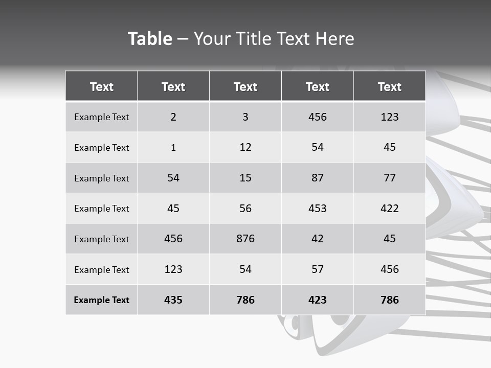 Wire White Contrast PowerPoint Template