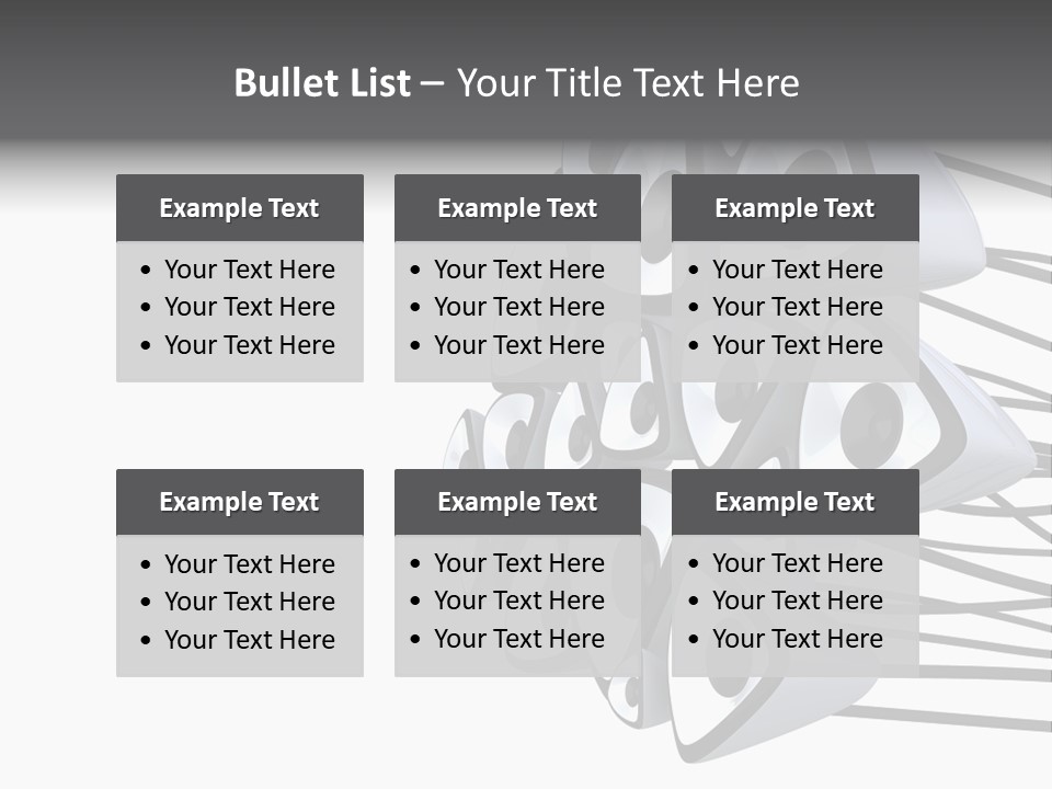 Wire White Contrast PowerPoint Template