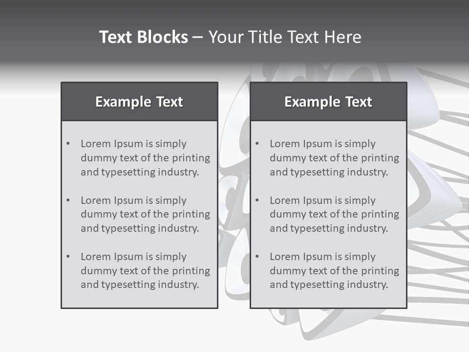 Wire White Contrast PowerPoint Template