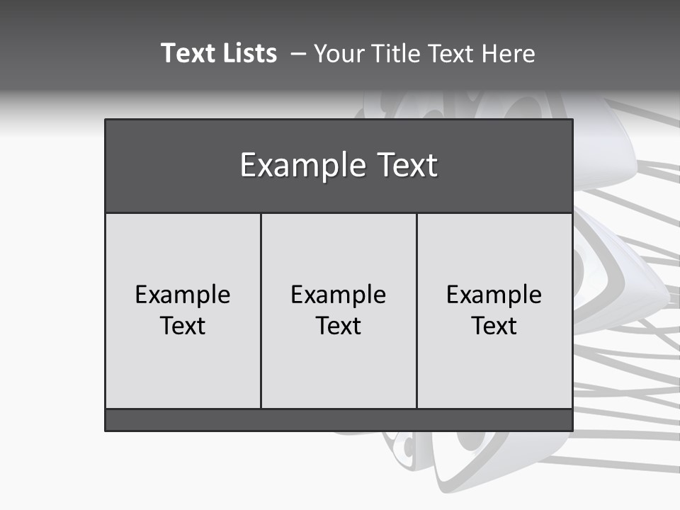 Wire White Contrast PowerPoint Template