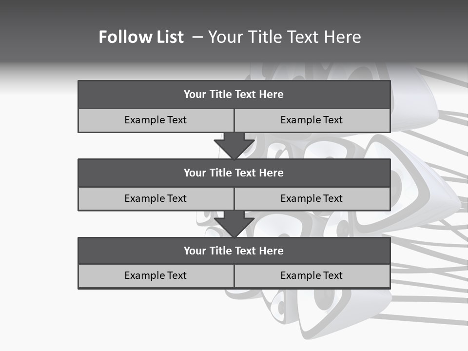Wire White Contrast PowerPoint Template