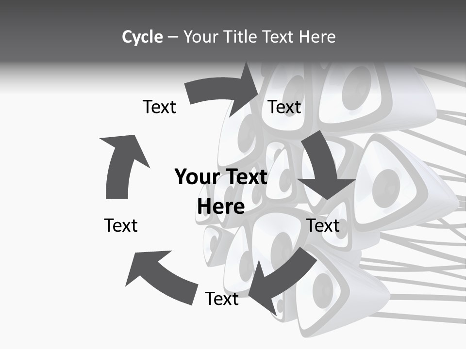 Wire White Contrast PowerPoint Template