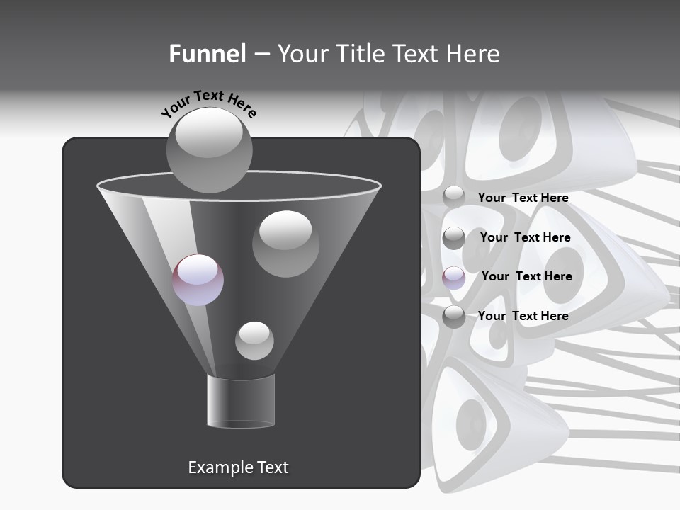 Wire White Contrast PowerPoint Template