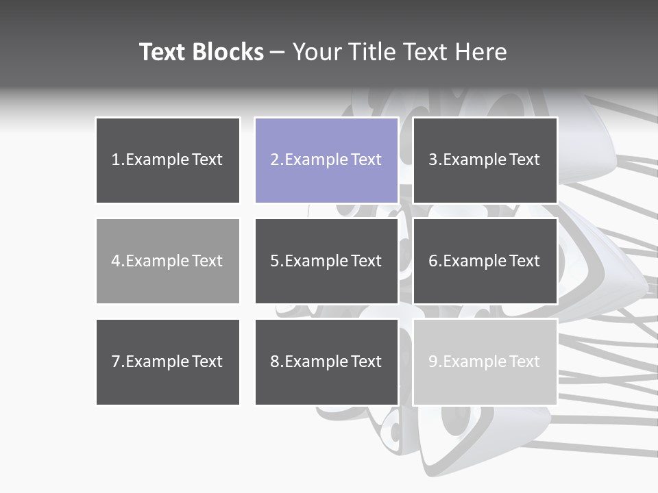 Wire White Contrast PowerPoint Template