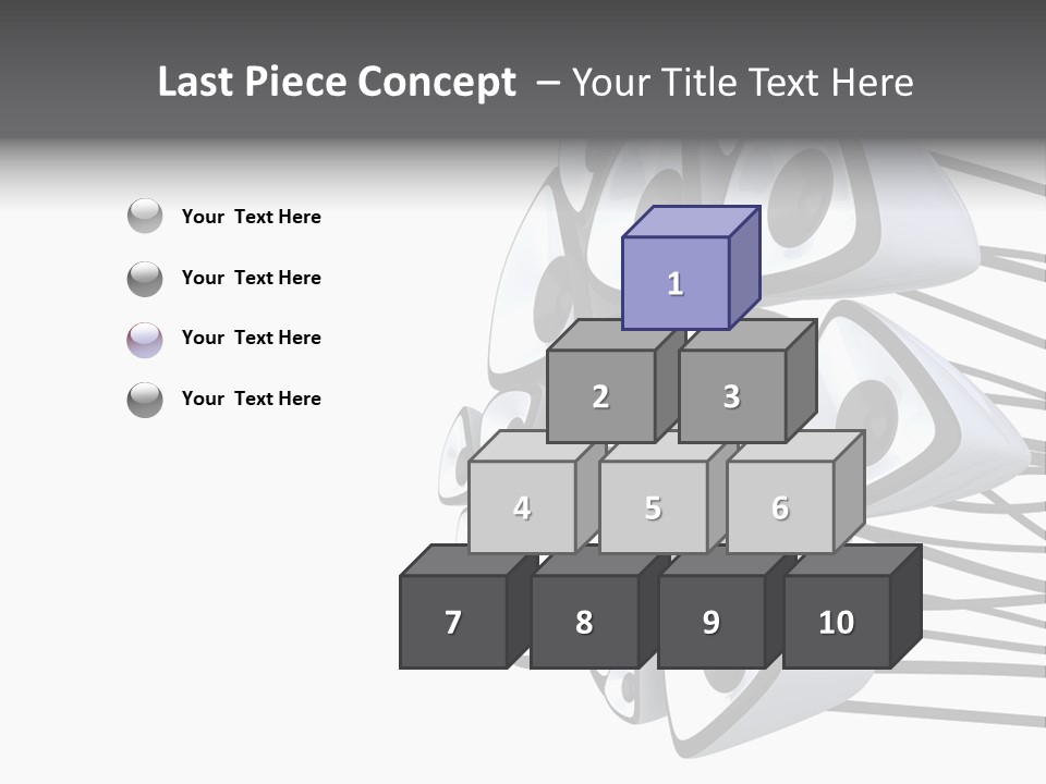 Wire White Contrast PowerPoint Template