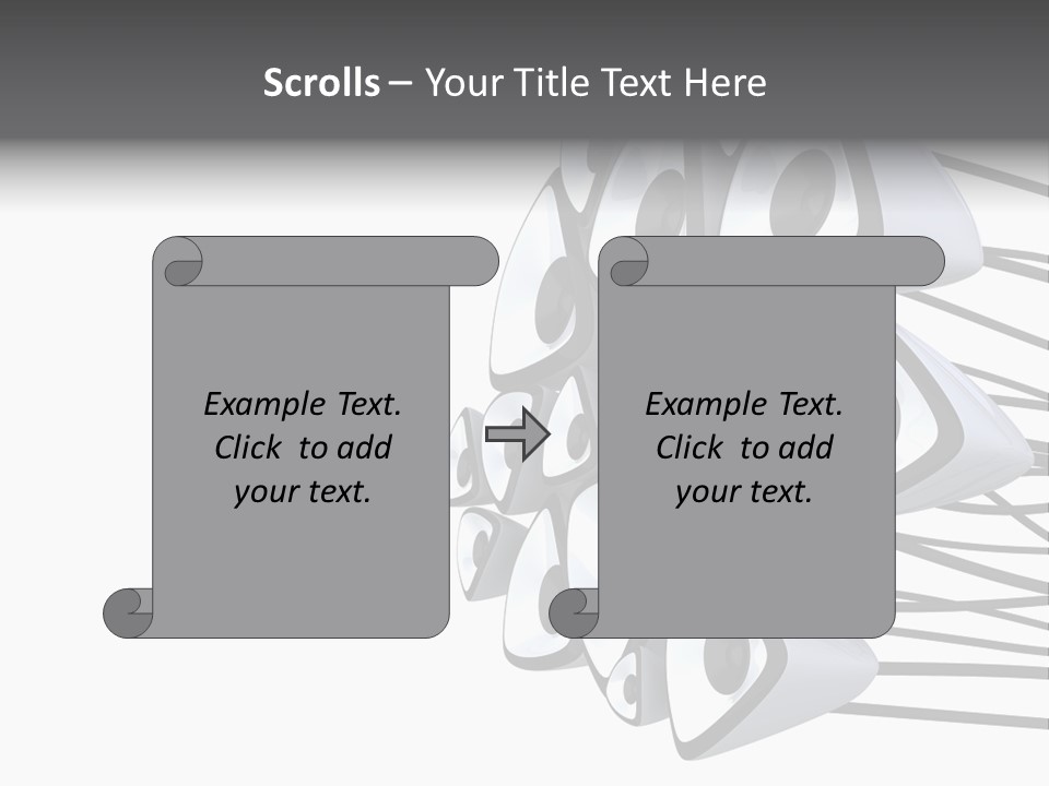 Wire White Contrast PowerPoint Template