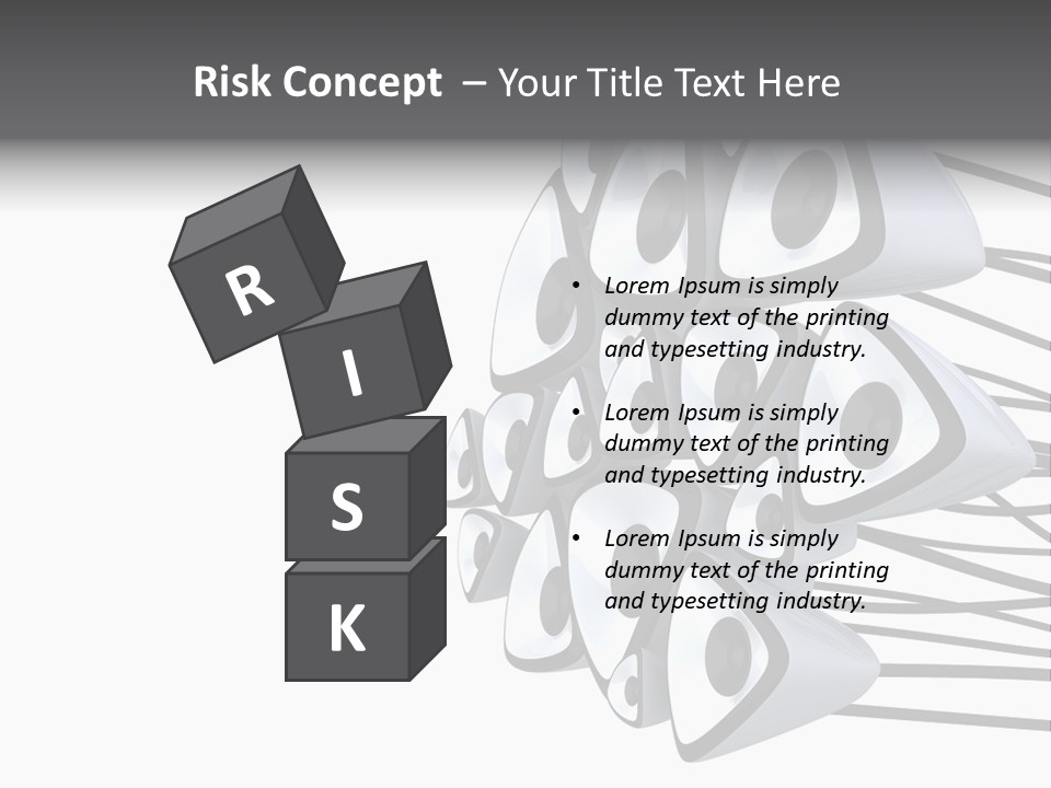 Wire White Contrast PowerPoint Template