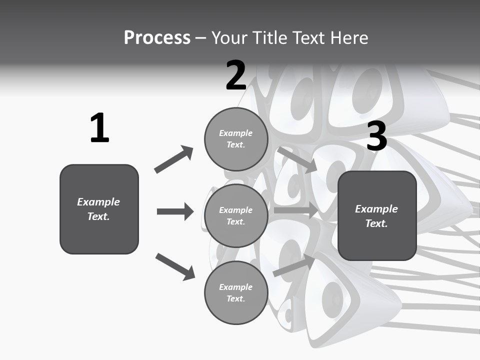 Wire White Contrast PowerPoint Template