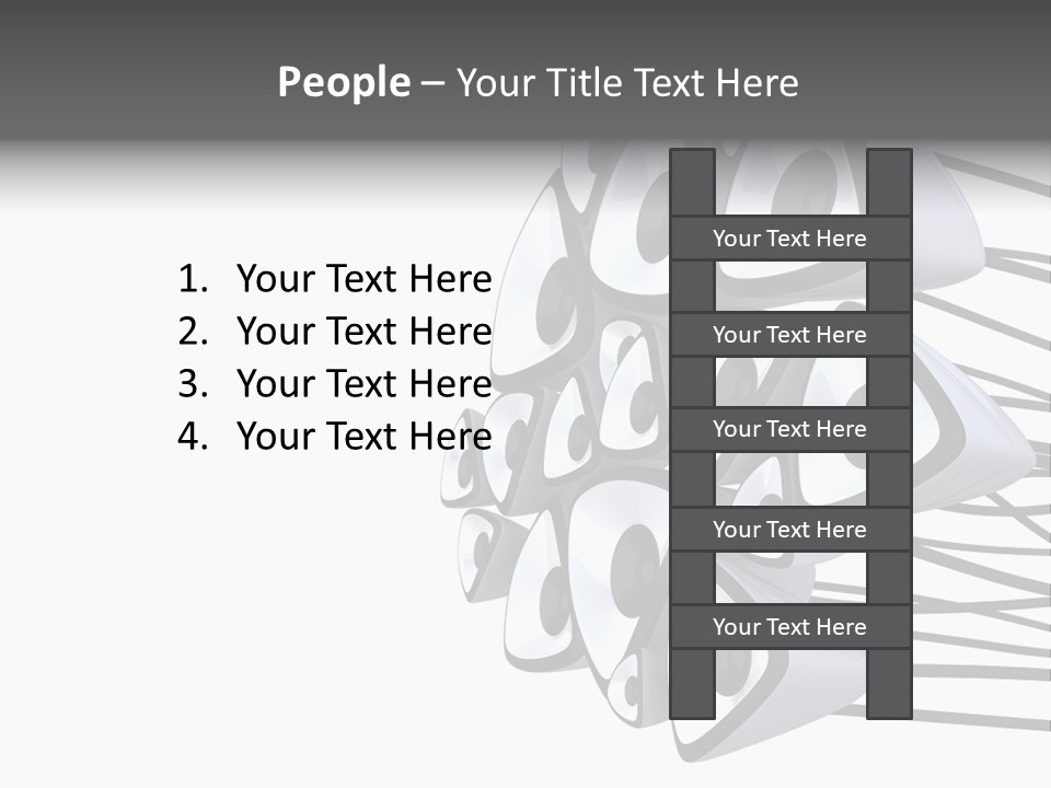 Wire White Contrast PowerPoint Template