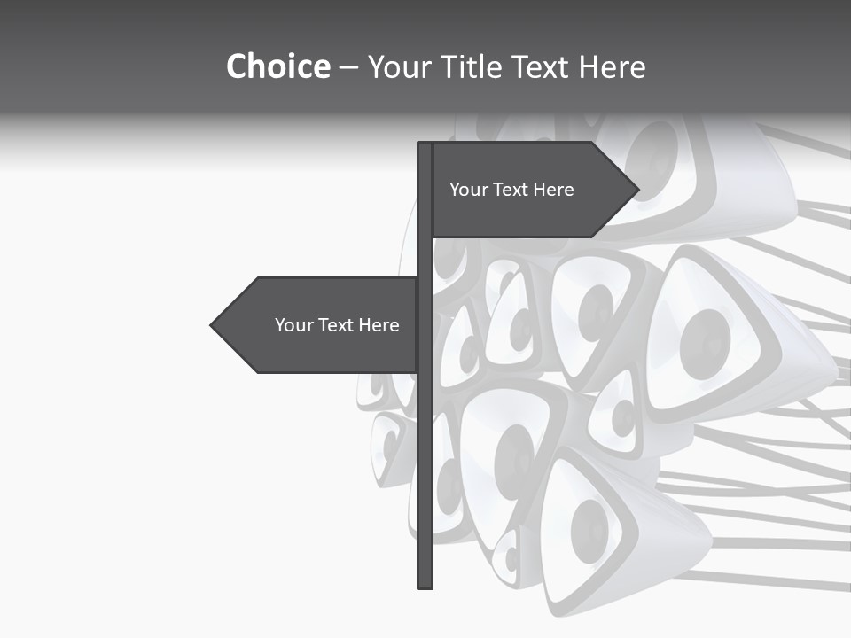 Wire White Contrast PowerPoint Template