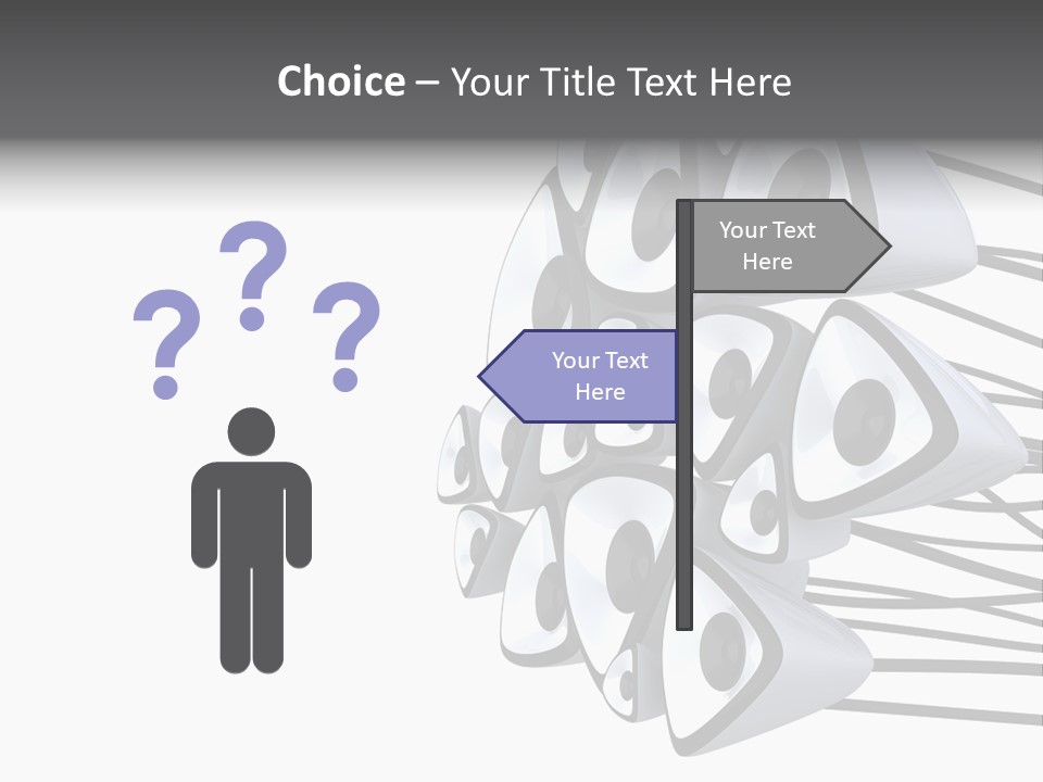 Wire White Contrast PowerPoint Template