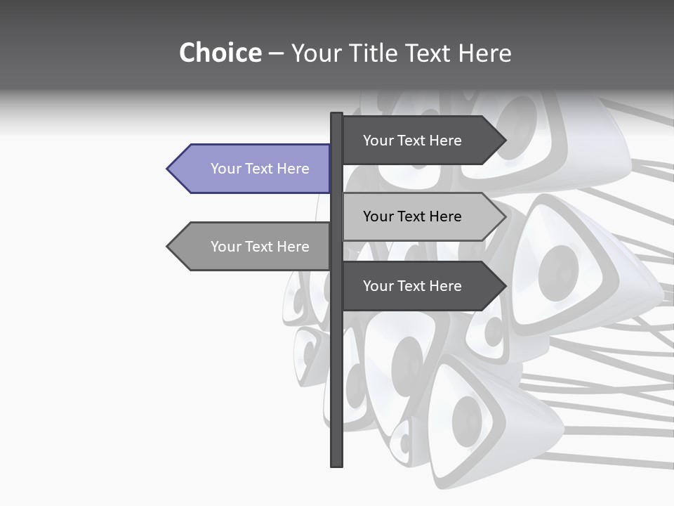 Wire White Contrast PowerPoint Template