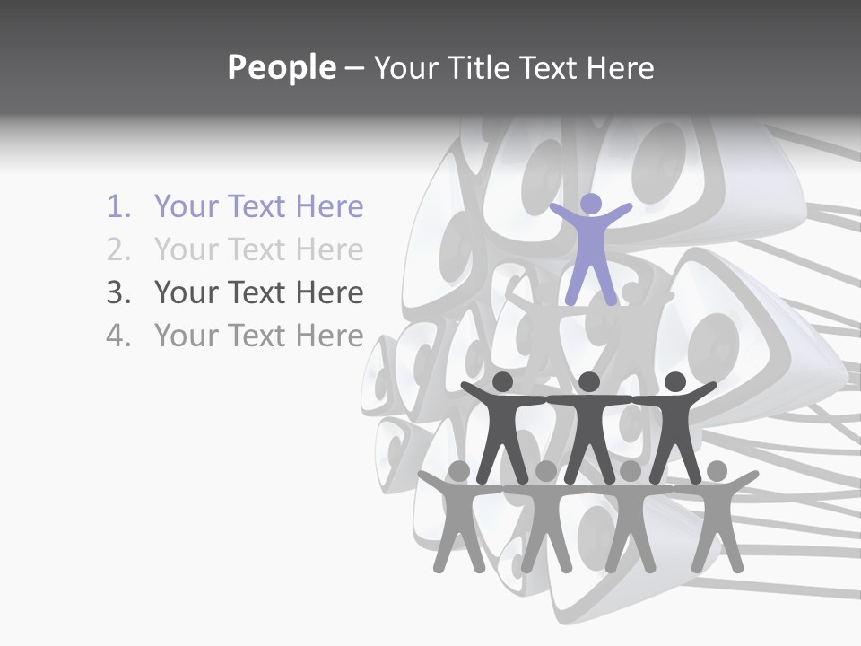 Wire White Contrast PowerPoint Template