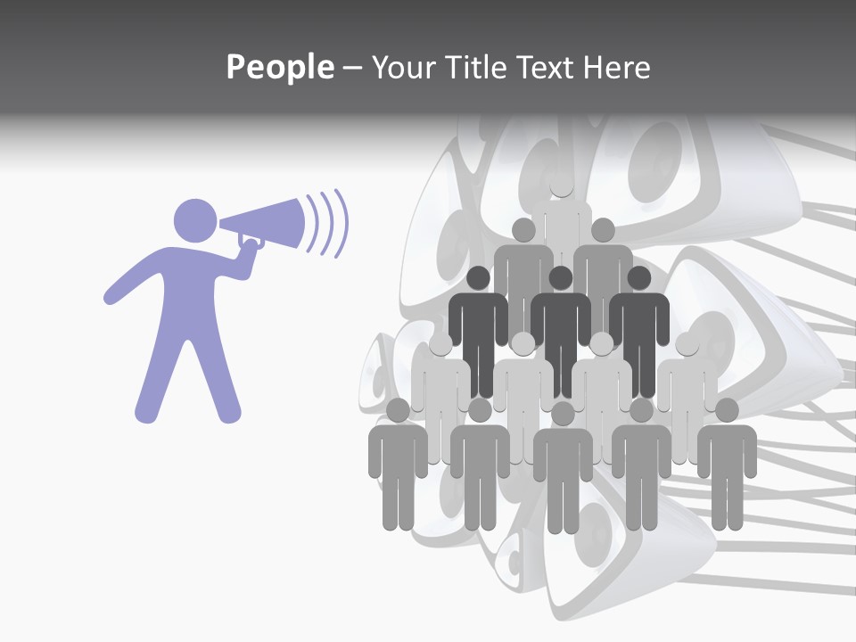 Wire White Contrast PowerPoint Template