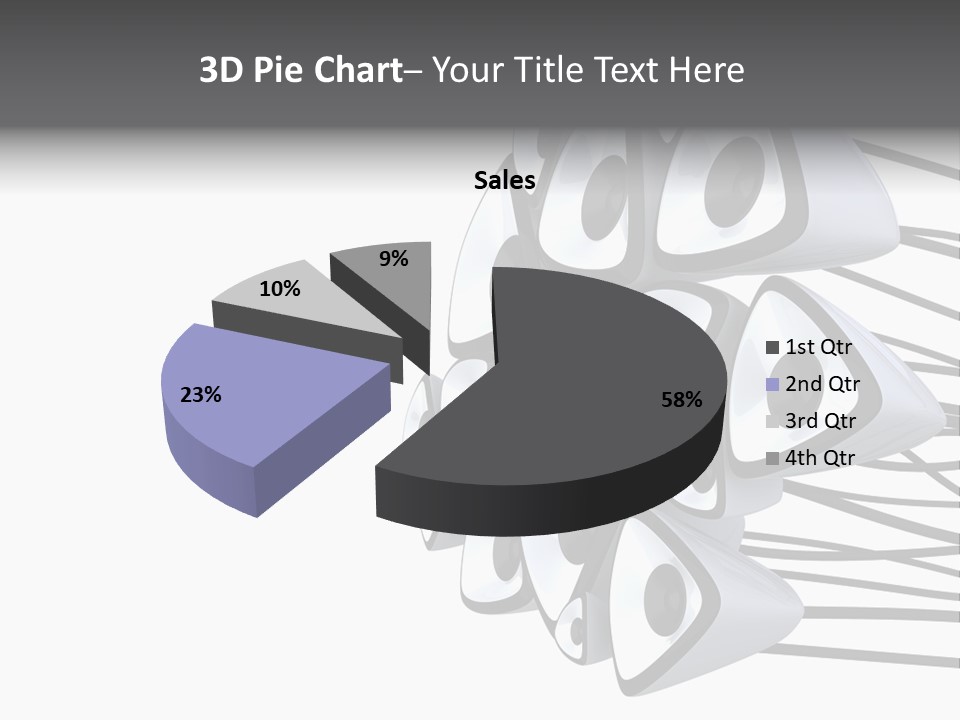 Wire White Contrast PowerPoint Template