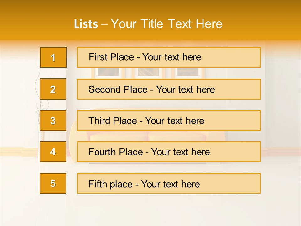 Relax Wall Home PowerPoint Template