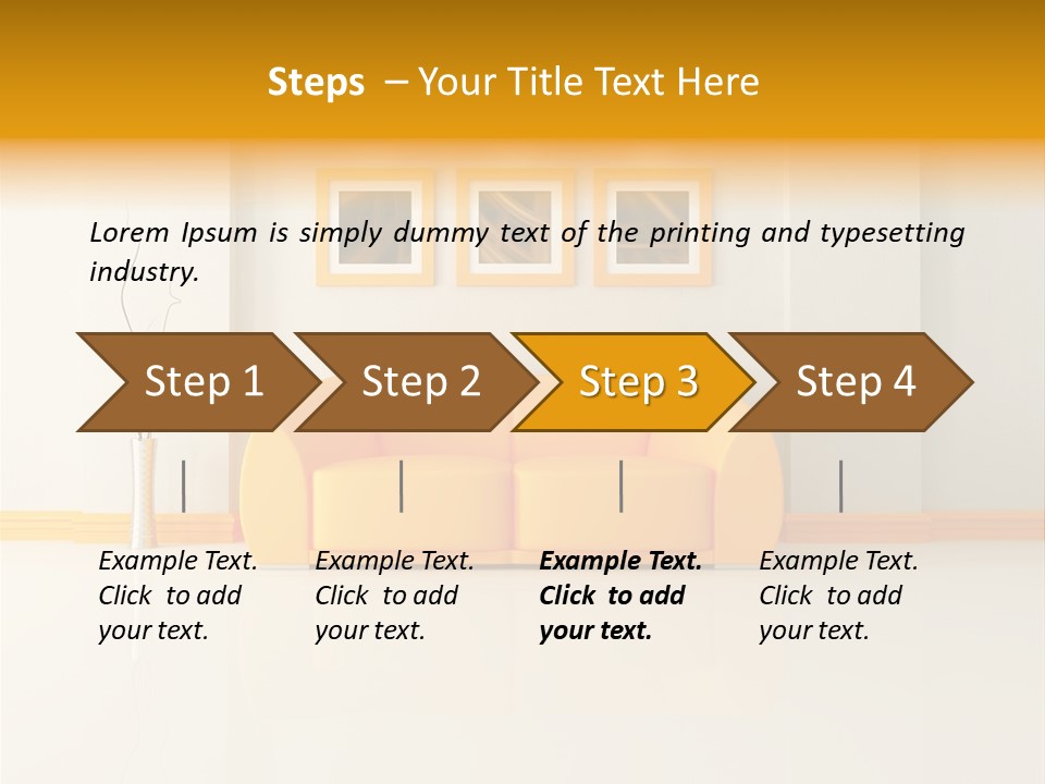 Relax Wall Home PowerPoint Template