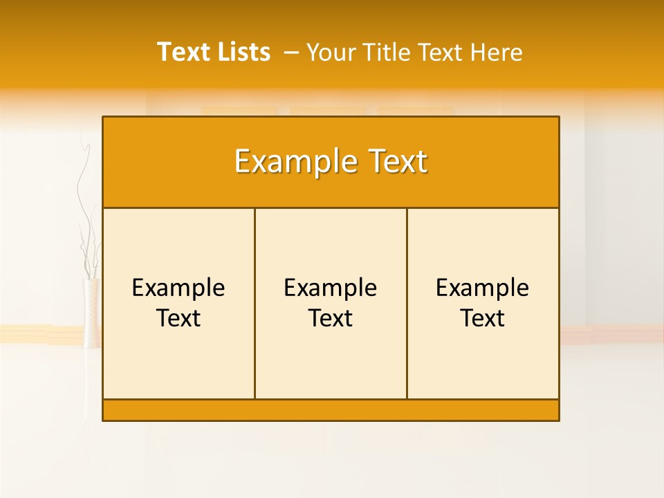 Relax Wall Home PowerPoint Template