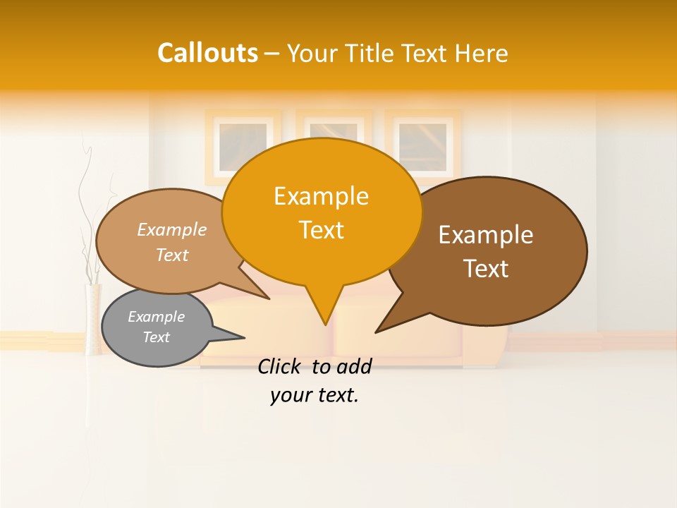 Relax Wall Home PowerPoint Template
