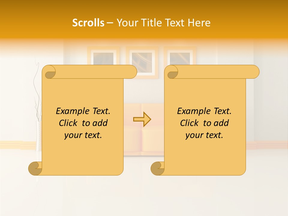 Relax Wall Home PowerPoint Template