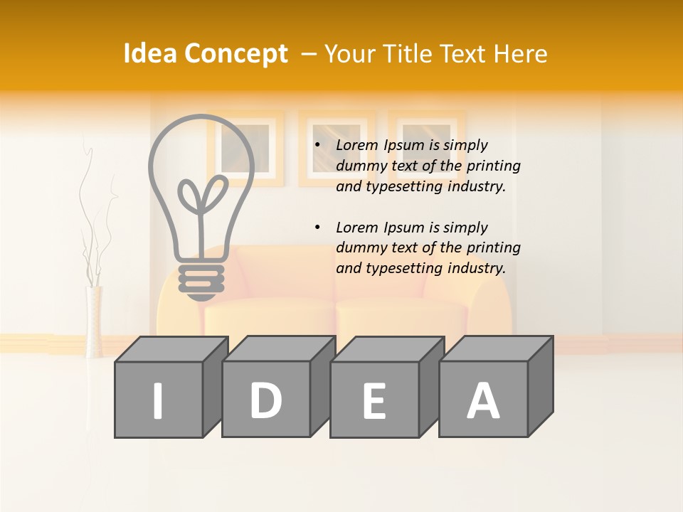 Relax Wall Home PowerPoint Template